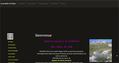 Desktop Screenshot of lesproduitsdeladoux.com